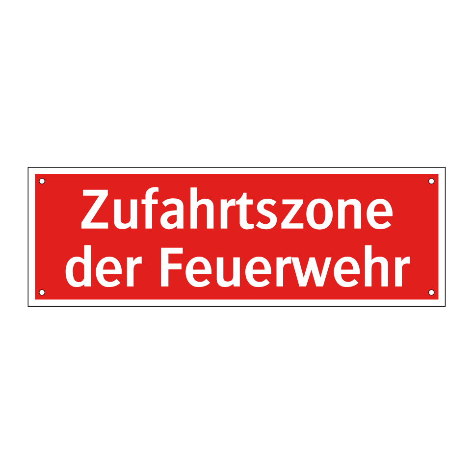 Zufahrtszone der Feuerwehr
