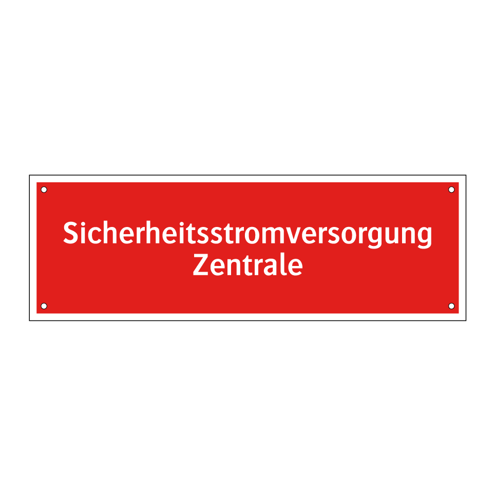Sicherheitsstromversorgung Zentrale