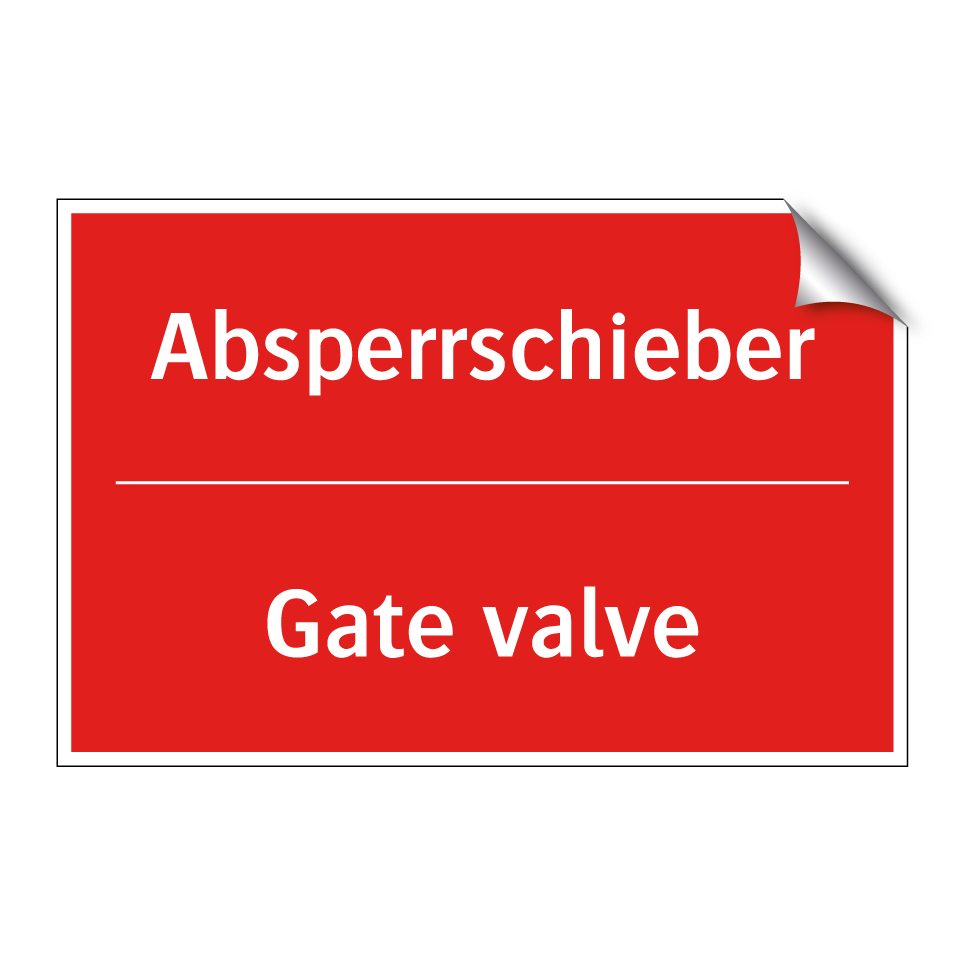 Absperrschieber - Gate valve
