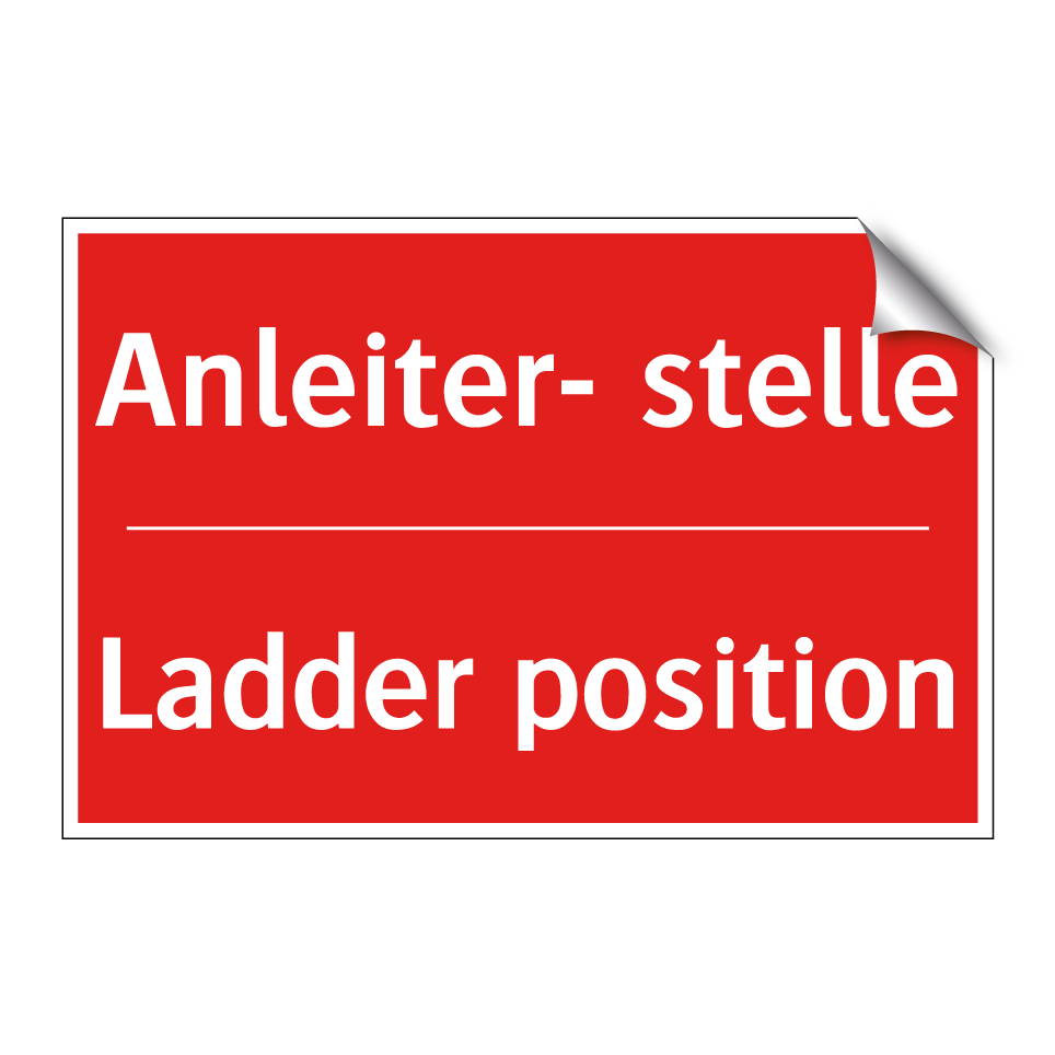 Anleiter- stelle - Ladder position