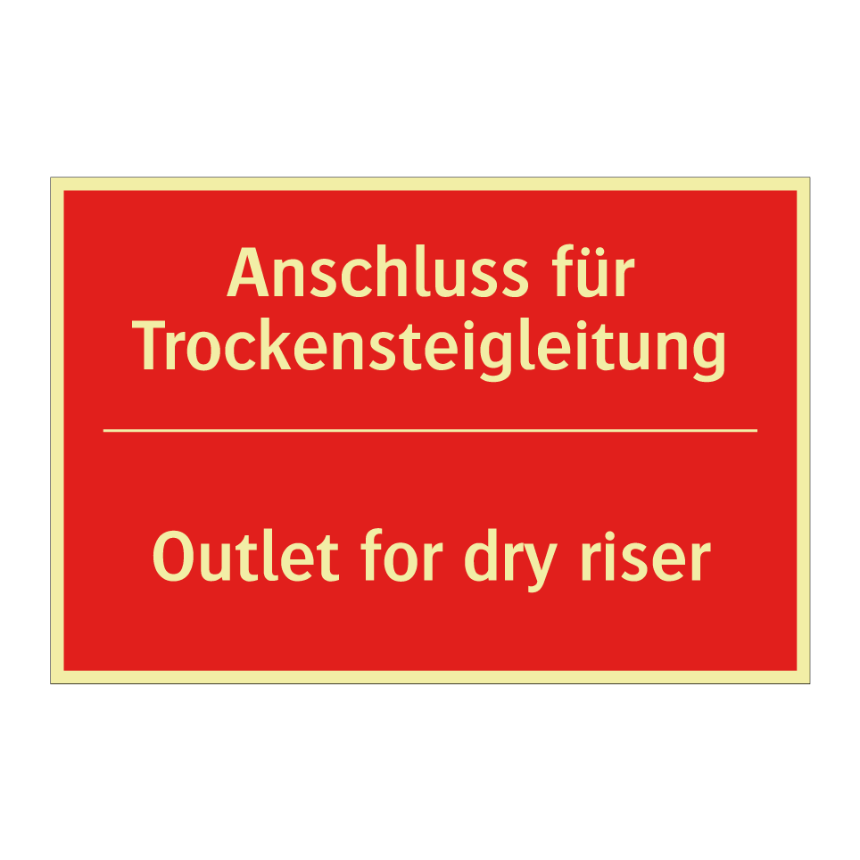 Anschluss für Trockensteigleitung/.../ - Outlet for dry riser