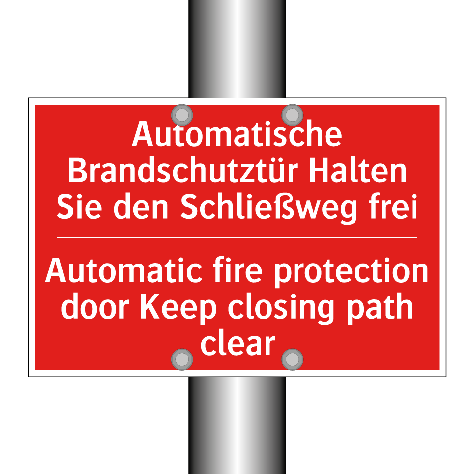 Automatische Brandschutztür Halten /.../ - Automatic fire protection door /.../