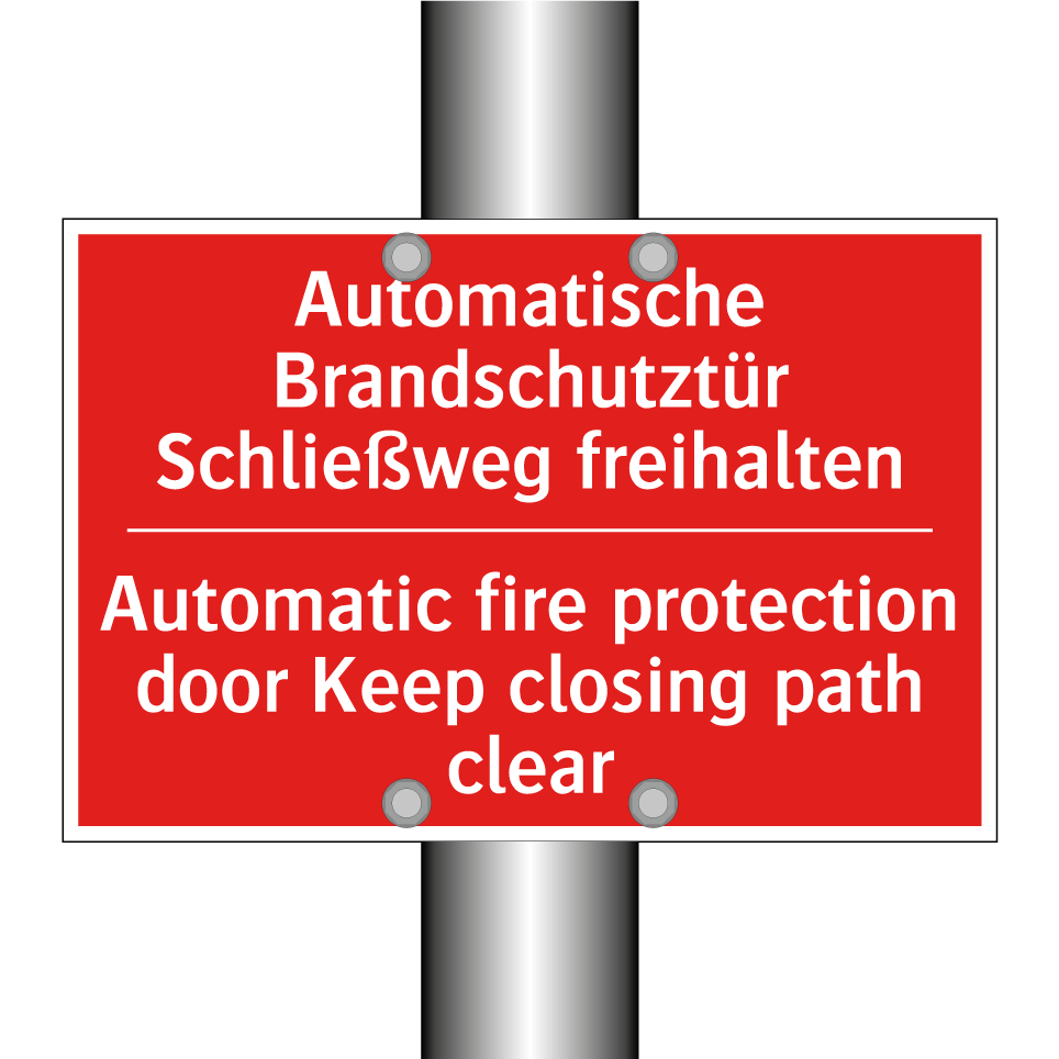 Automatische Brandschutztür Schließweg /.../ - Automatic fire protection door /.../