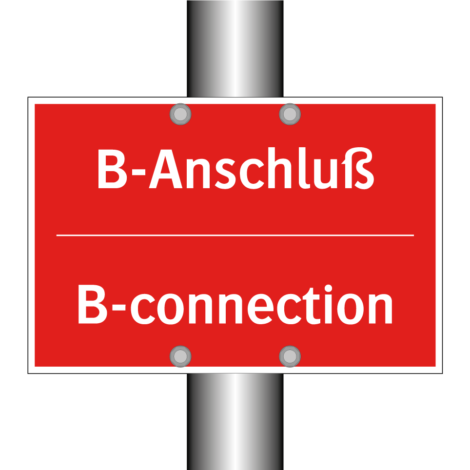 B-Anschluß - B-connection