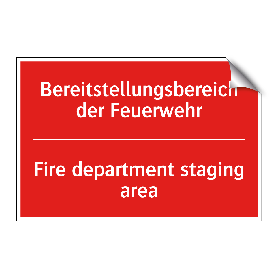Bereitstellungsbereich der Feuerwehr/.../ - Fire department staging area
