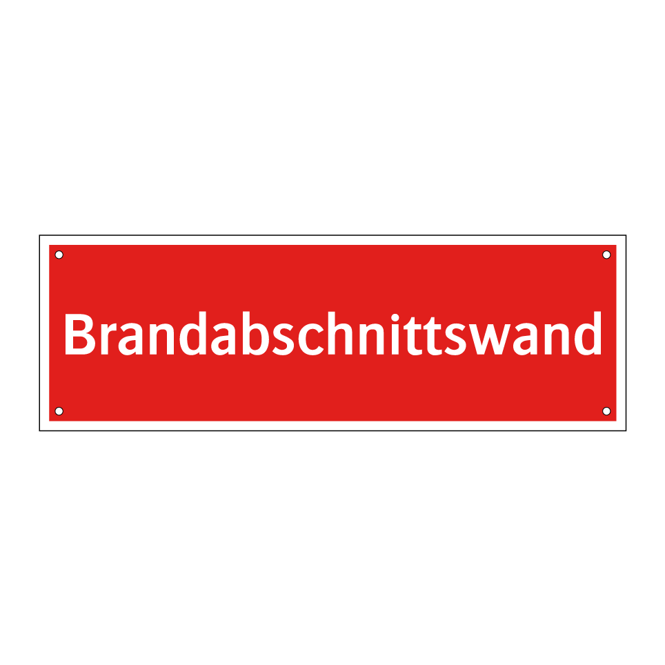 Brandabschnittswand