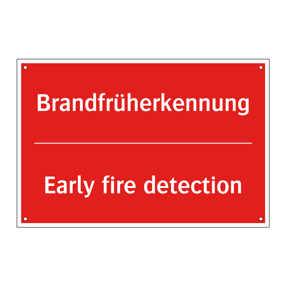 Brandfrüherkennung - Early fire detection