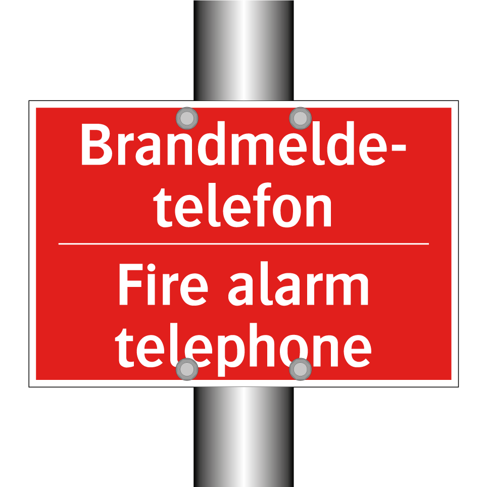 Brandmelde- telefon - Fire alarm telephone