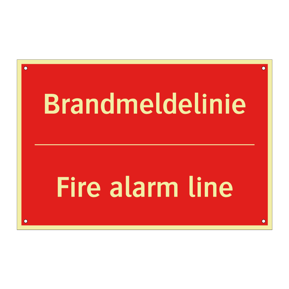 Brandmeldelinie - Fire alarm line