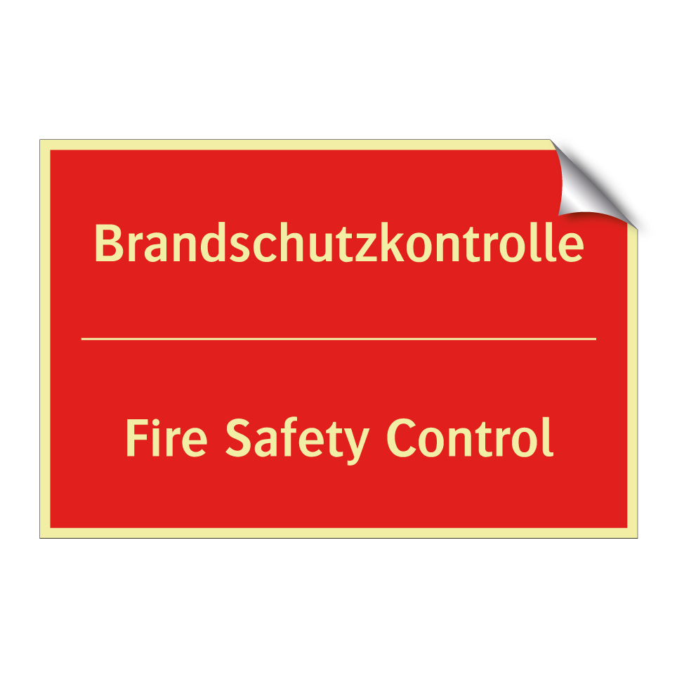 Brandschutzkontrolle - Fire Safety Control