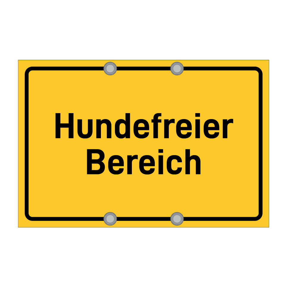 Hundefreier Bereich