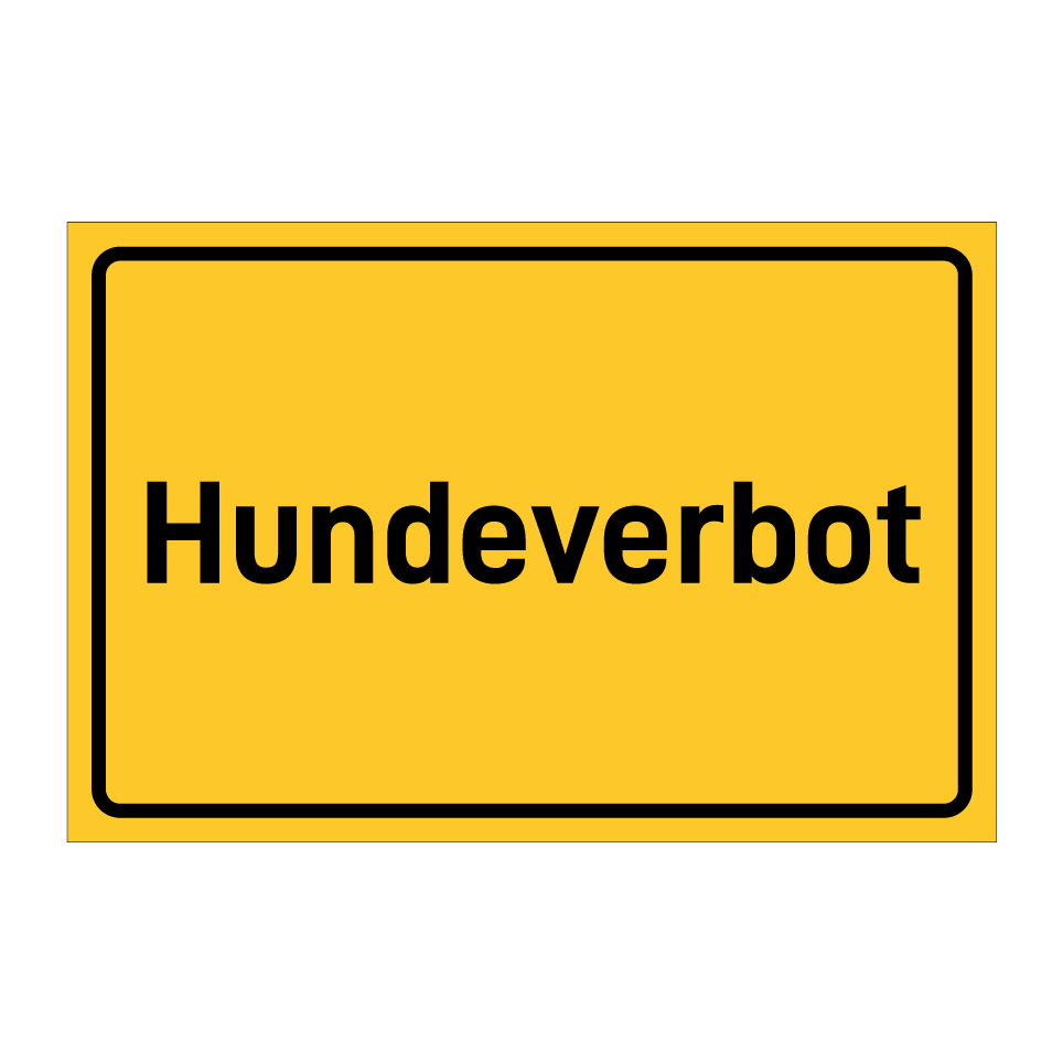 Hundeverbot