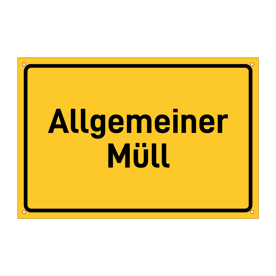 Allgemeiner Müll