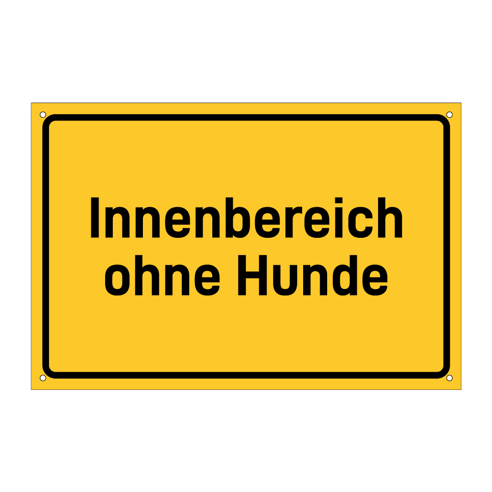Innenbereich ohne Hunde