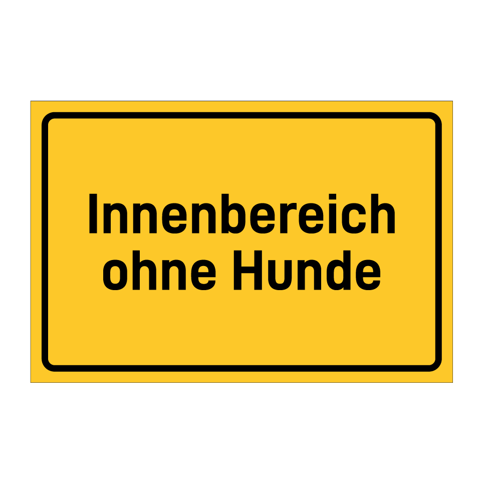 Innenbereich ohne Hunde