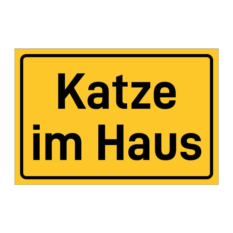 Katze im Haus