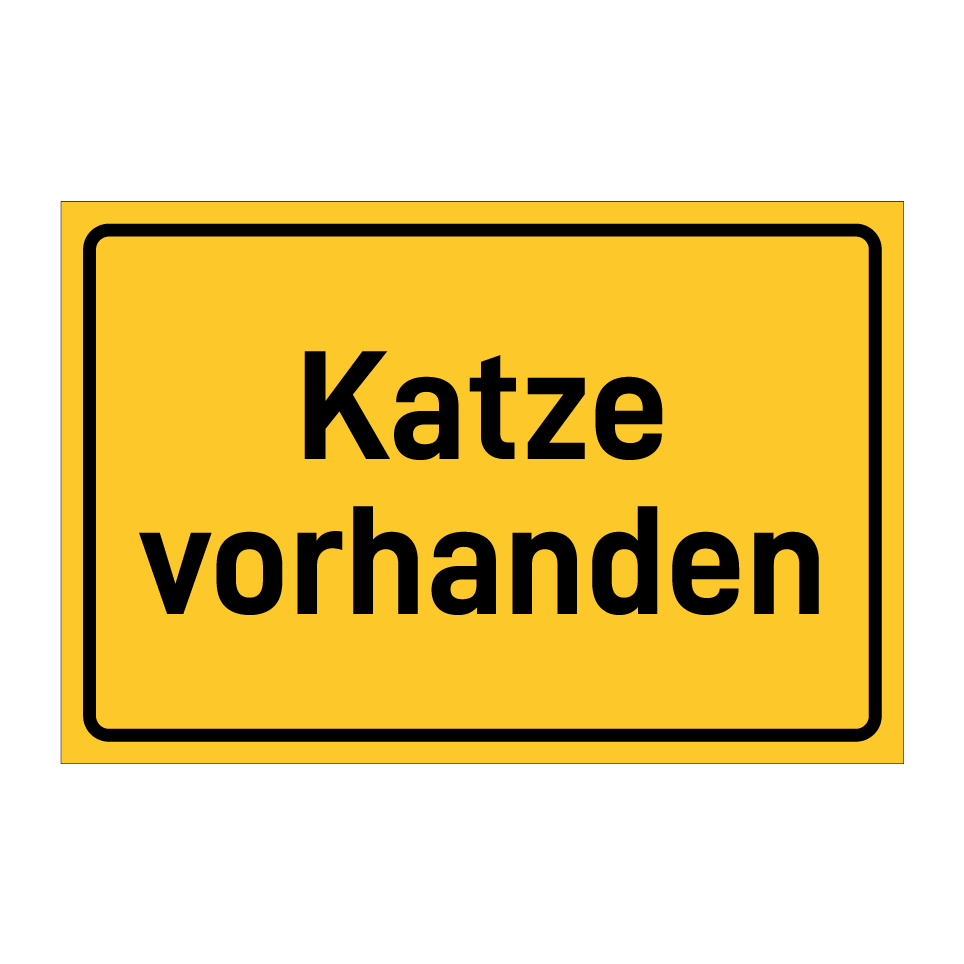 Katze vorhanden