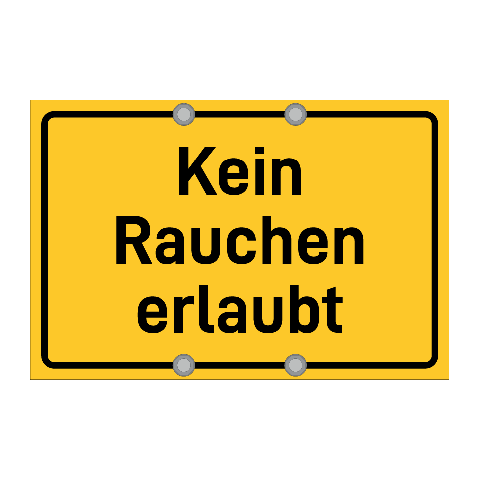 Kein Rauchen erlaubt
