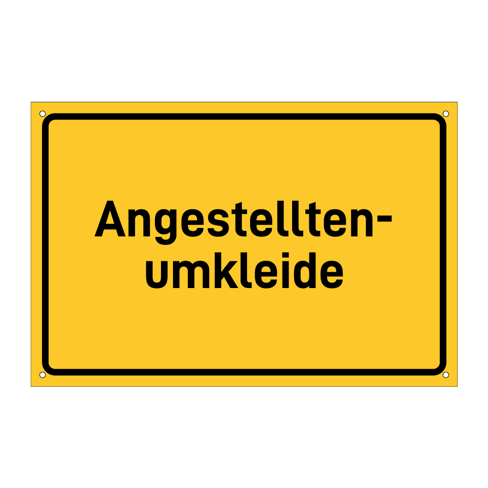 Angestellten- umkleide