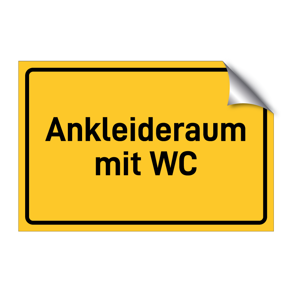 Ankleideraum mit WC
