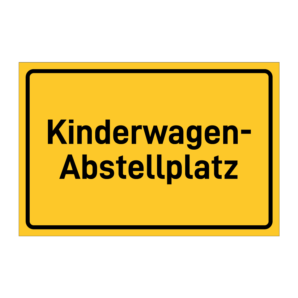 Kinderwagen- Abstellplatz