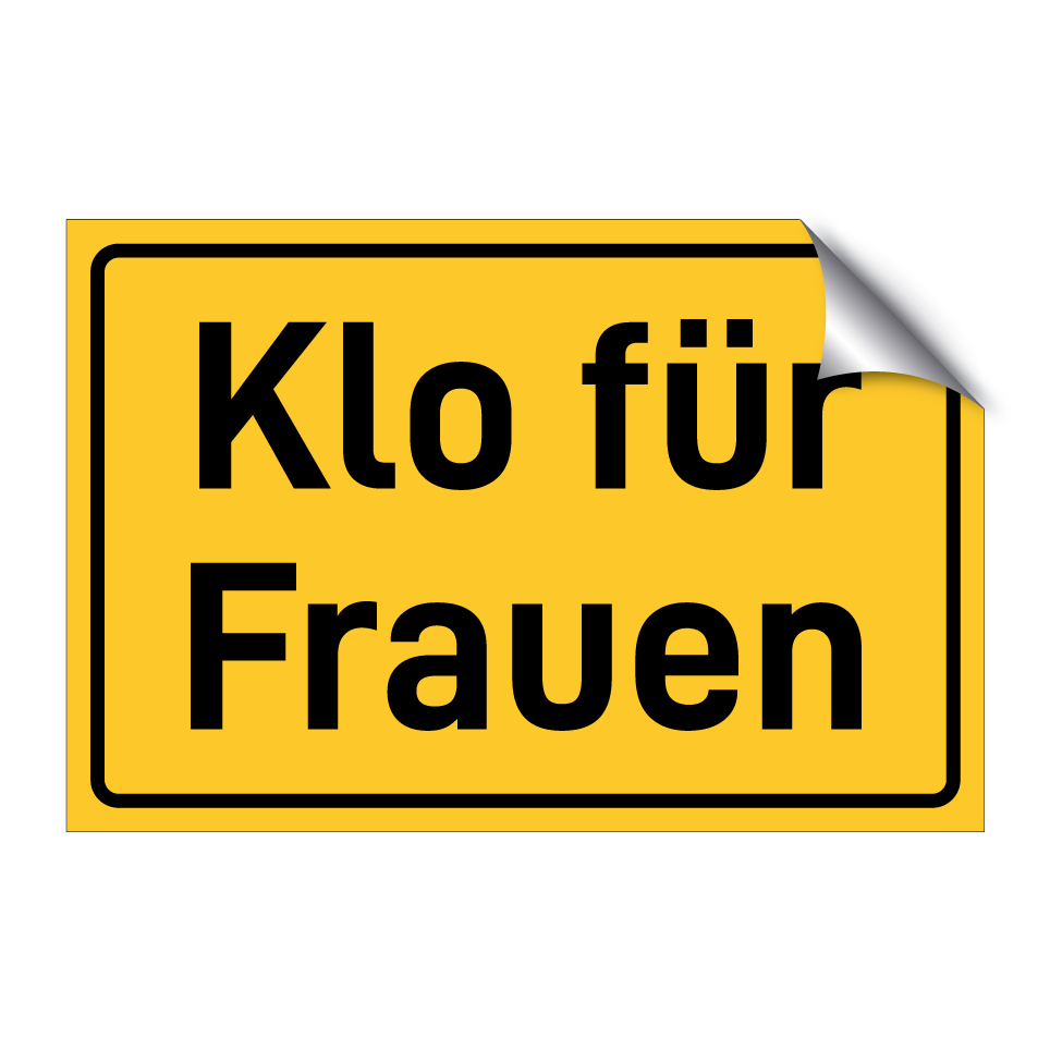 Klo für Frauen