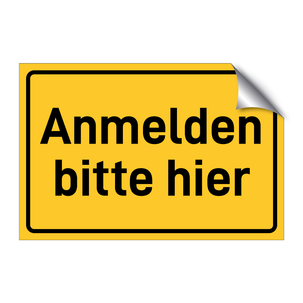 Anmelden bitte hier