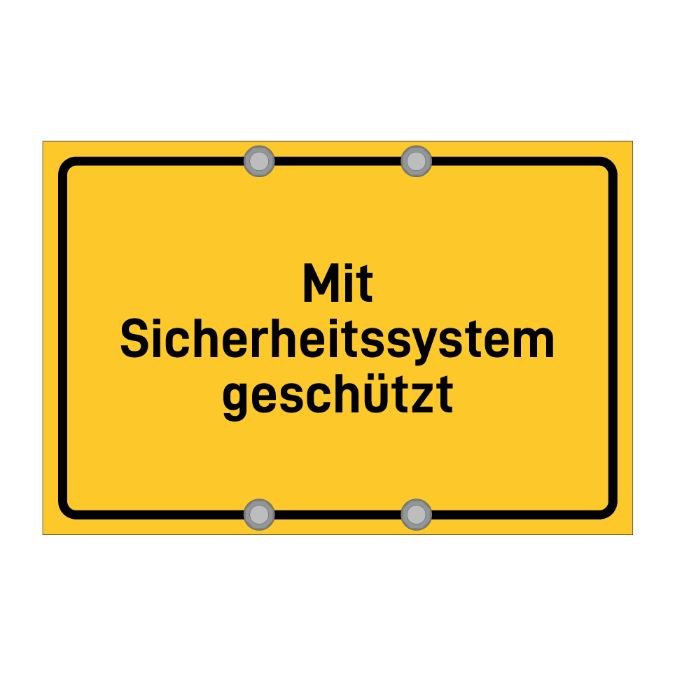 Mit Sicherheitssystem geschützt