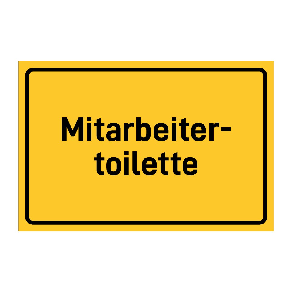 Mitarbeiter- toilette