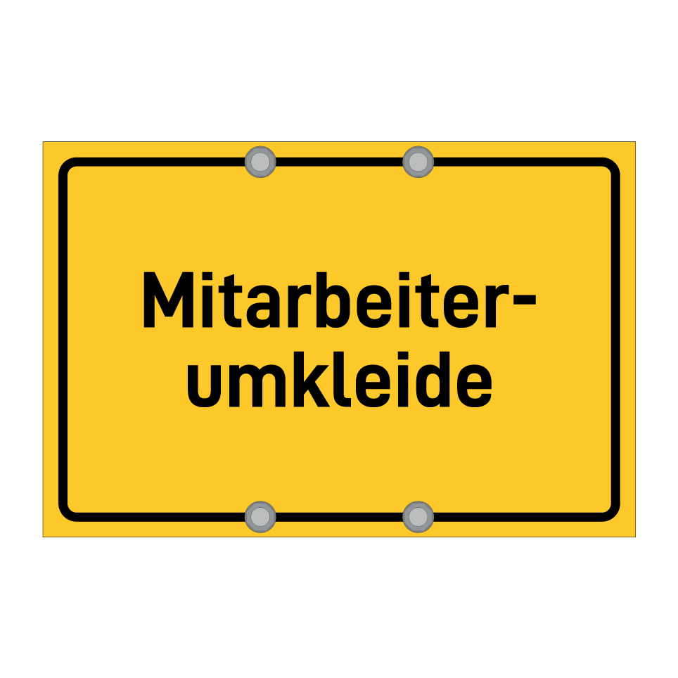 Mitarbeiter- umkleide