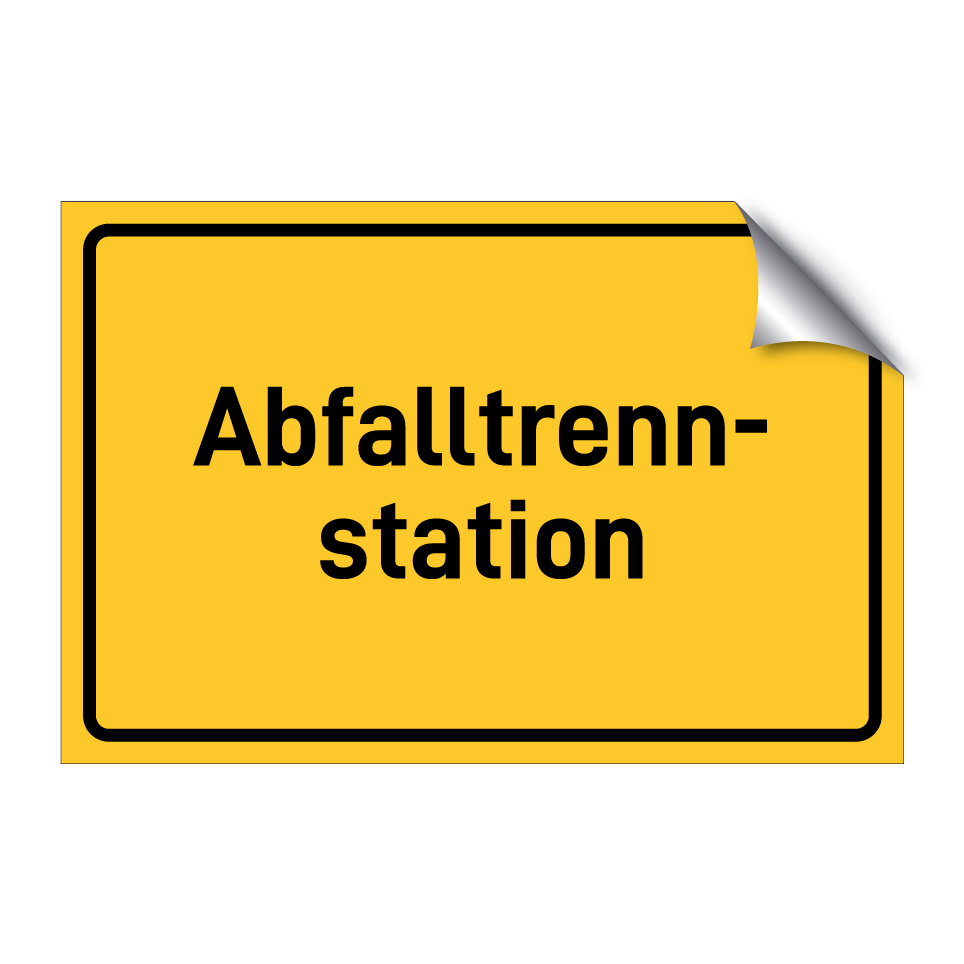 Abfalltrenn- station