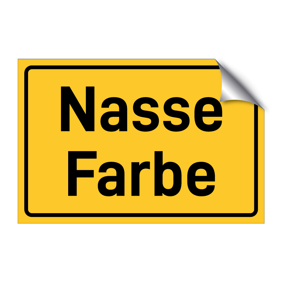 Nasse Farbe