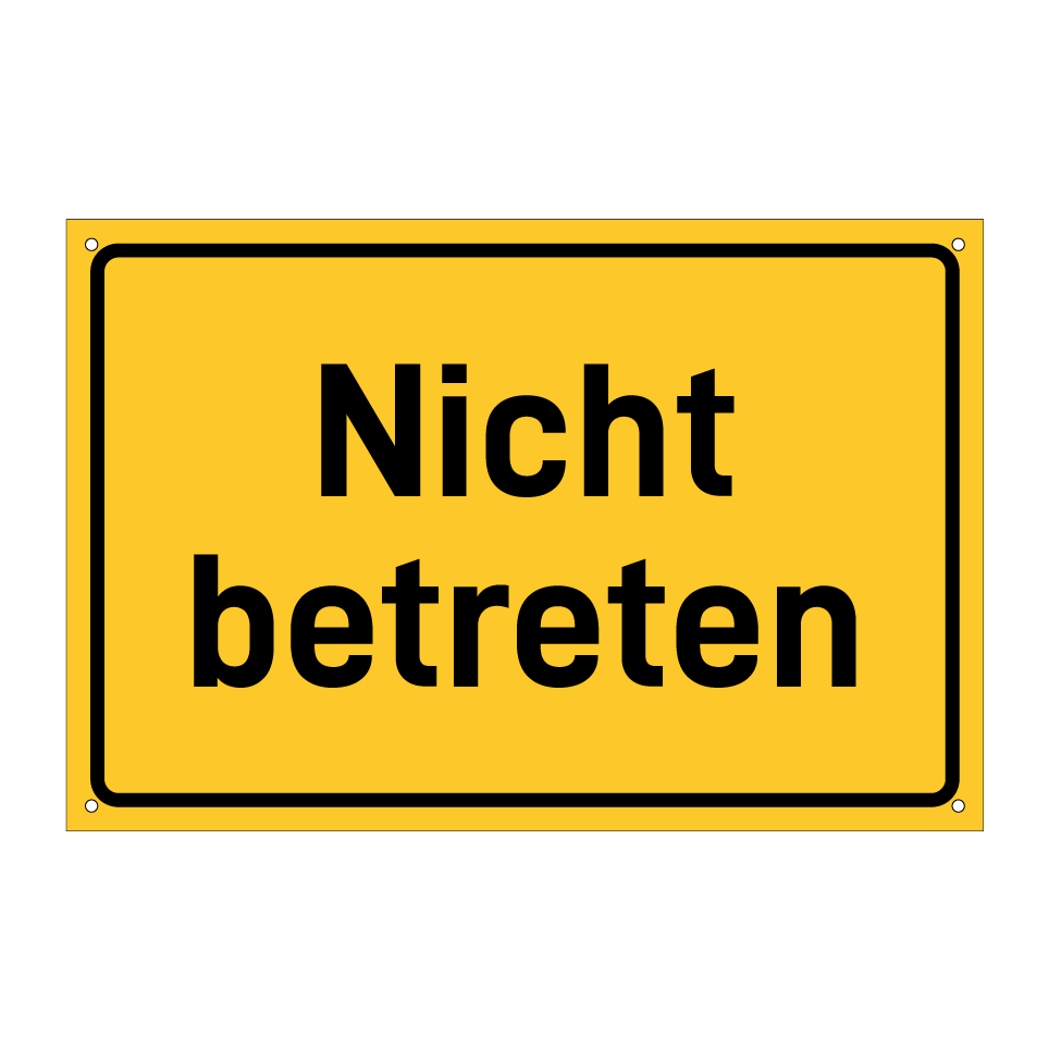 Nicht betreten