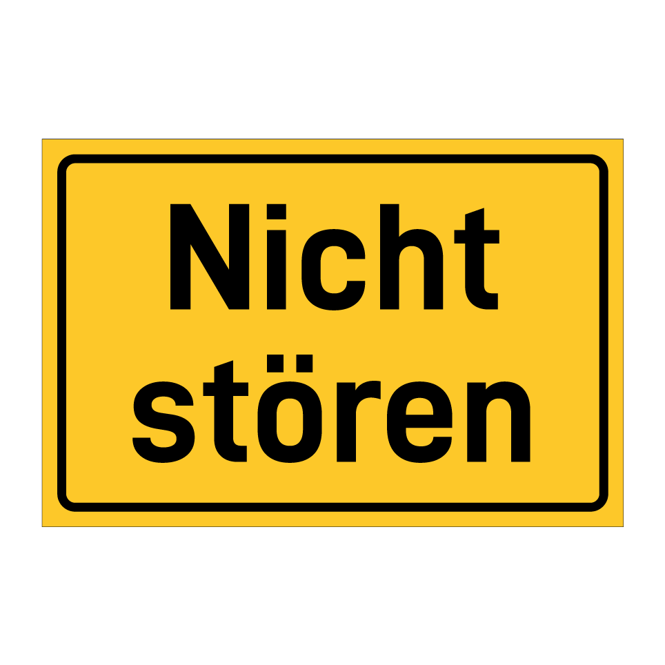 Nicht stören