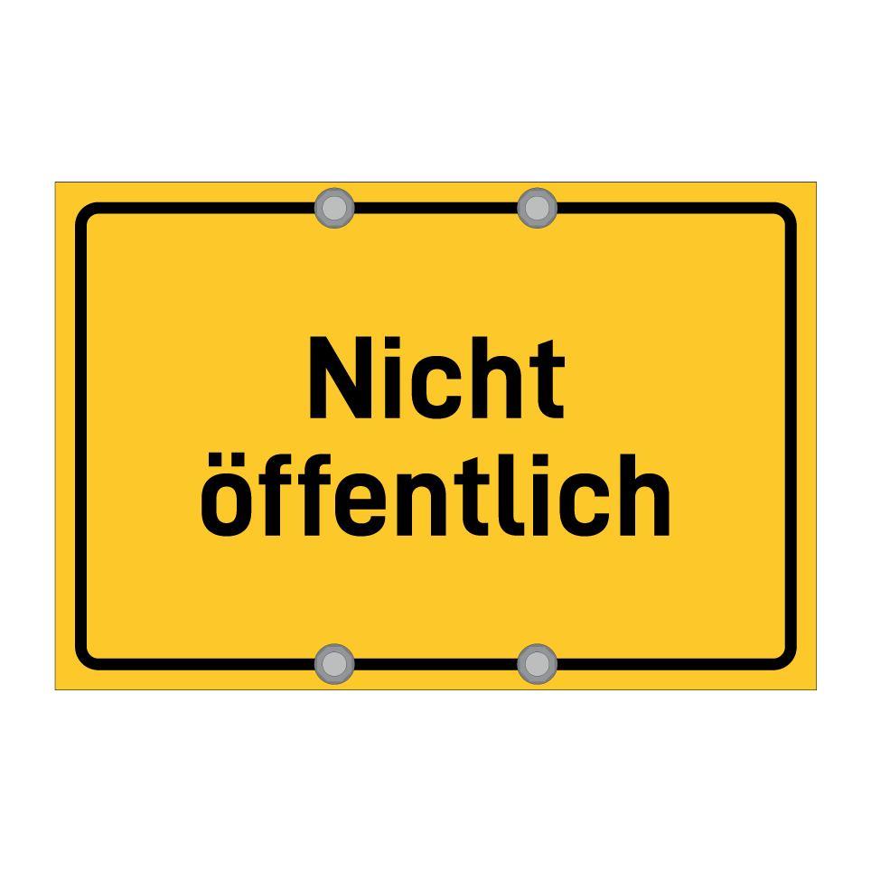 Nicht öffentlich