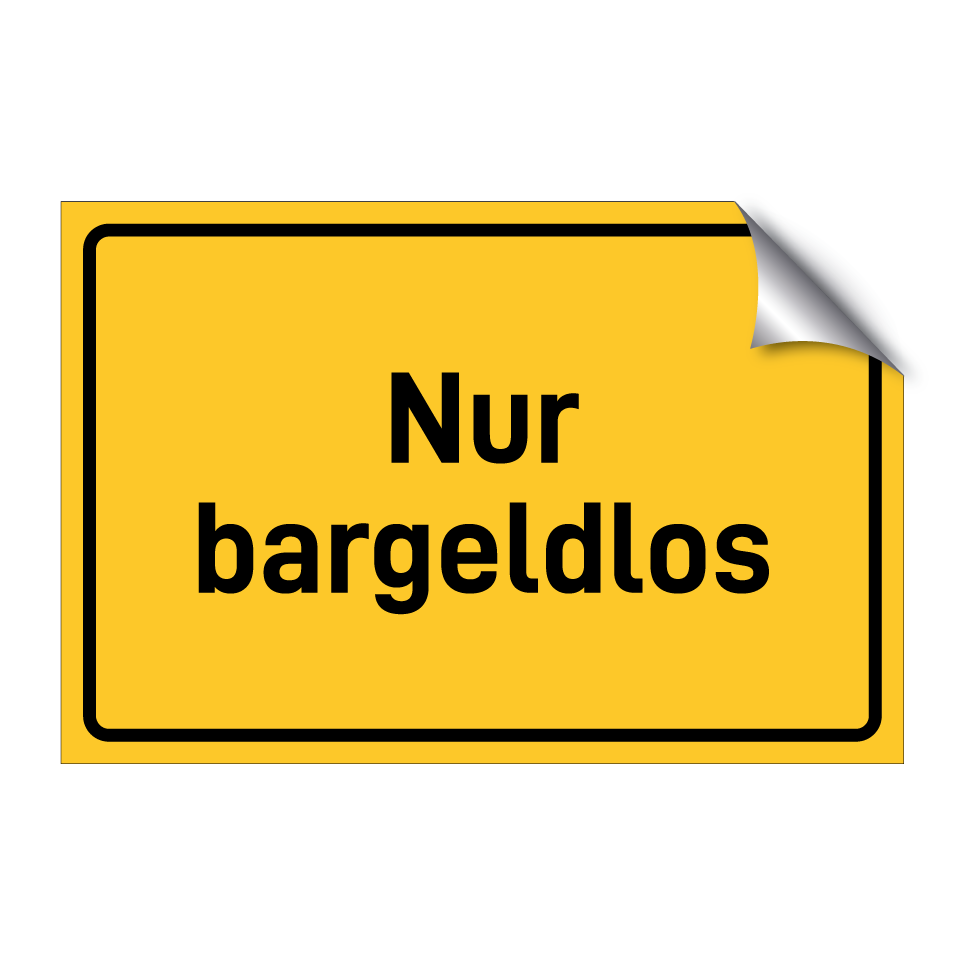 Nur bargeldlos