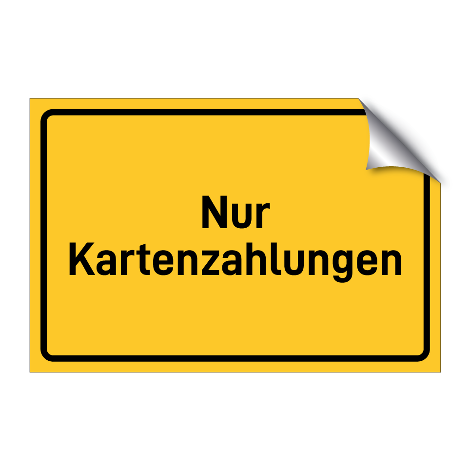 Nur Kartenzahlungen