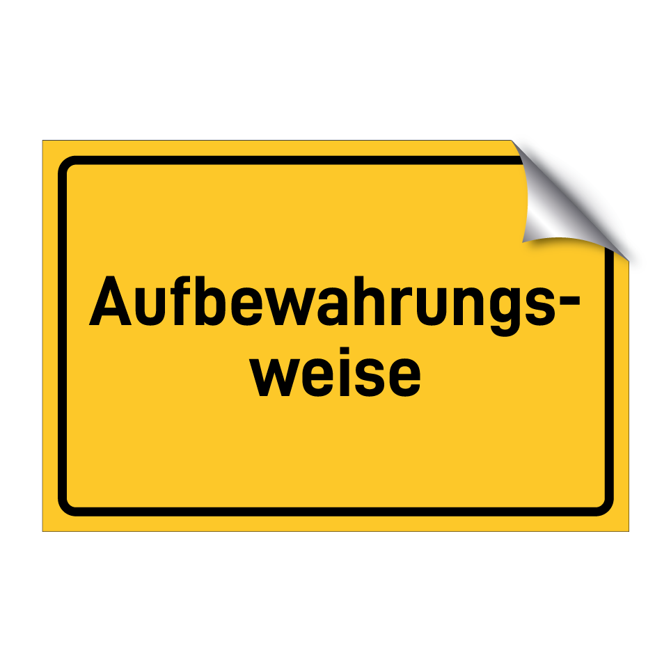 Aufbewahrungs- weise