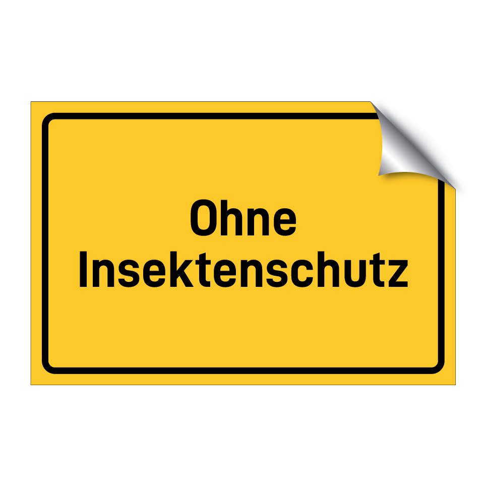 Ohne Insektenschutz