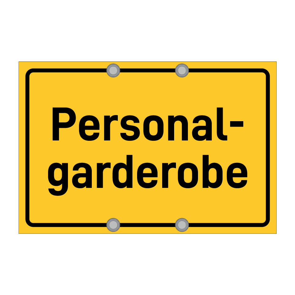 Personal- garderobe