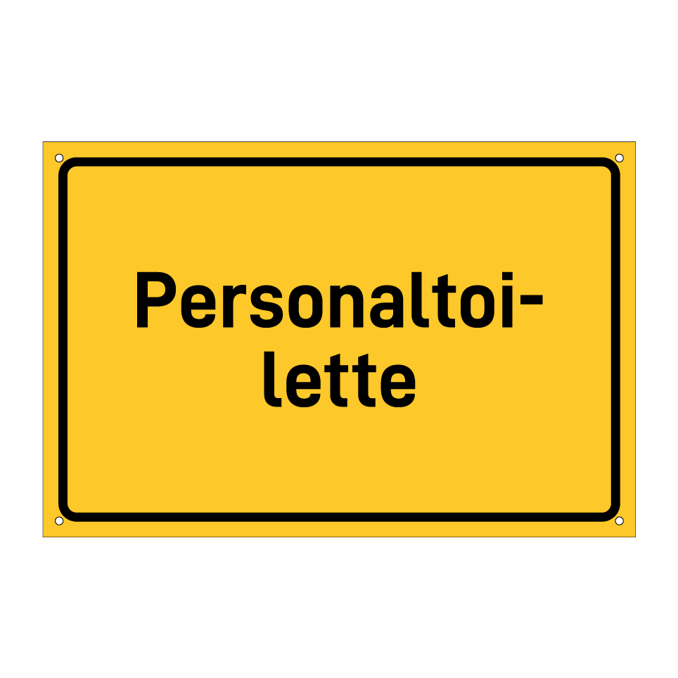 Personaltoi- lette