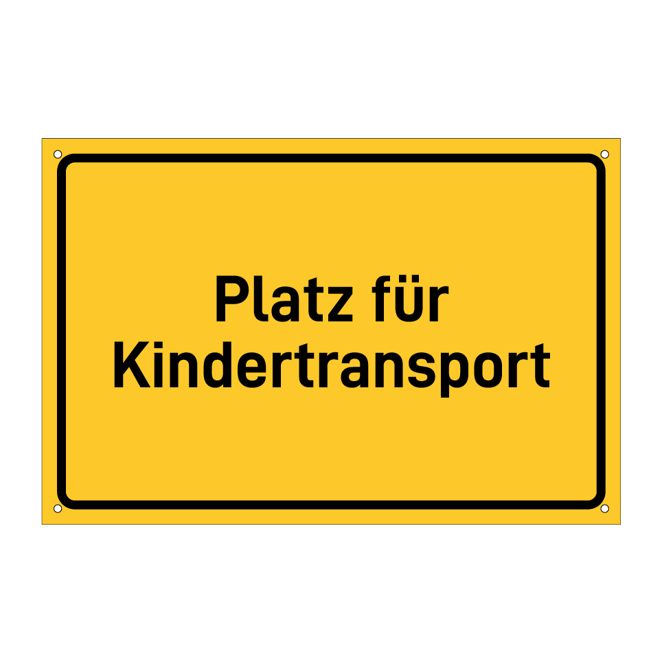 Platz für Kindertransport
