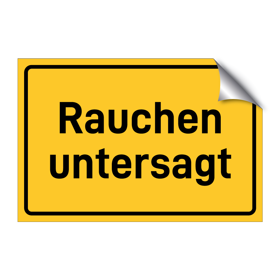 Rauchen untersagt