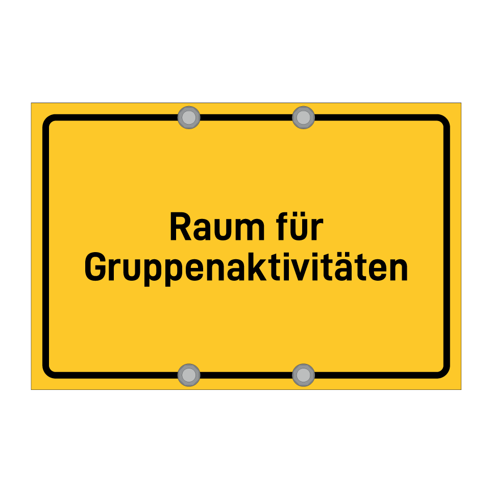 Raum für Gruppenaktivitäten