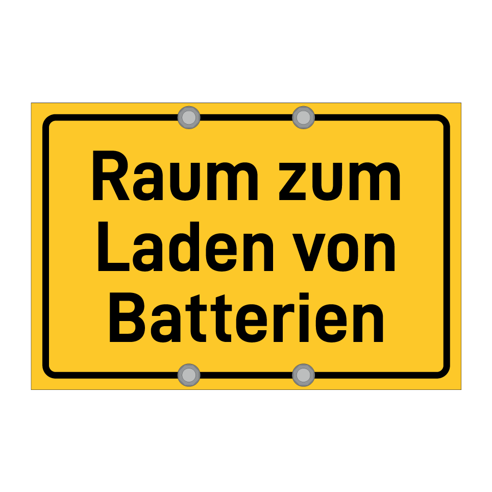 Raum zum Laden von Batterien