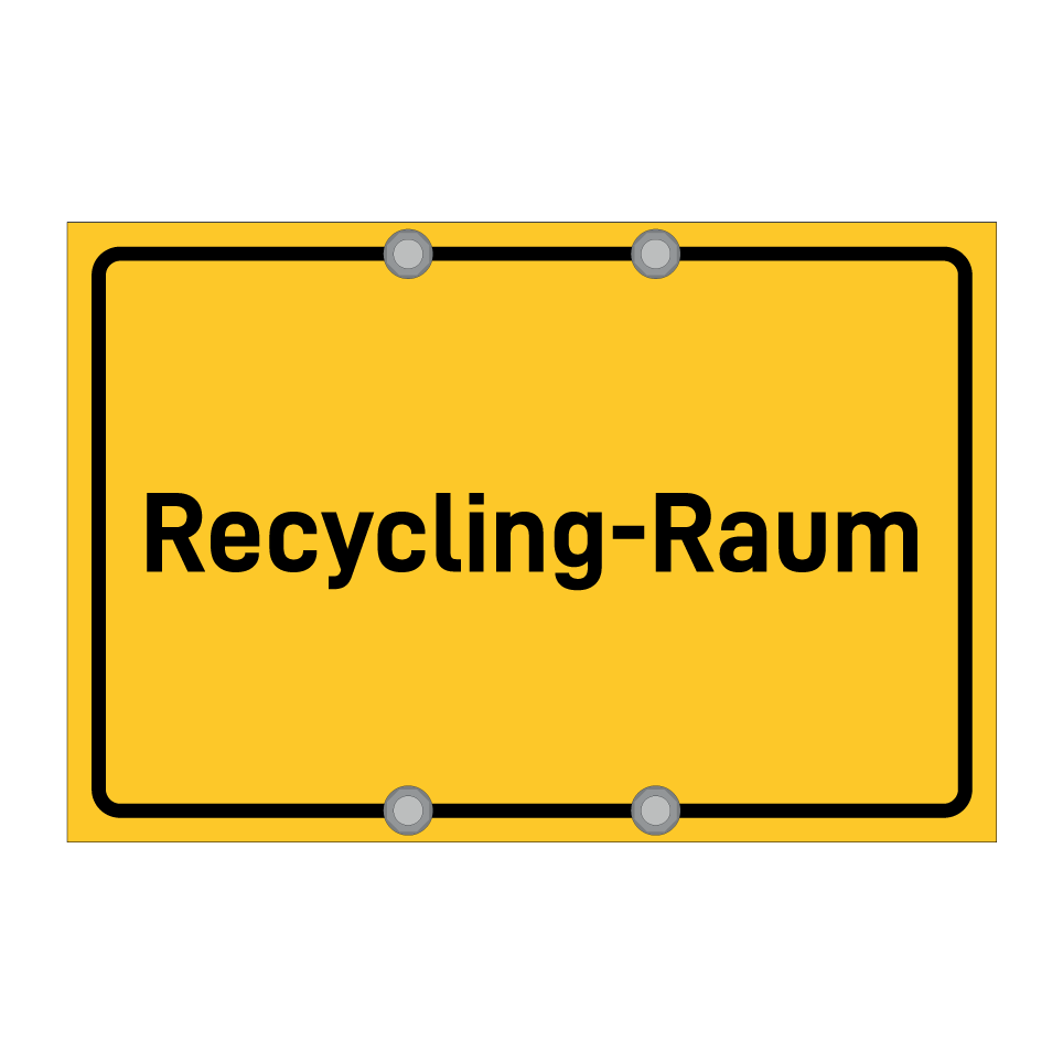 Recycling-Raum