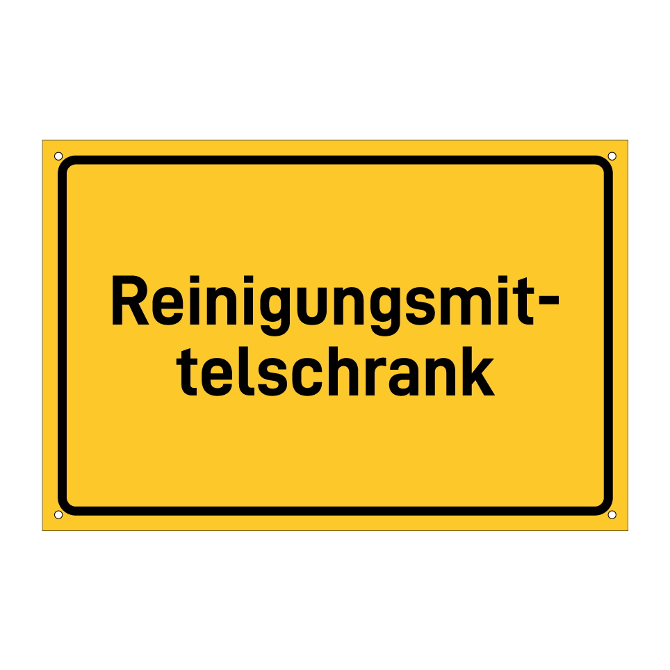 Reinigungsmit- telschrank