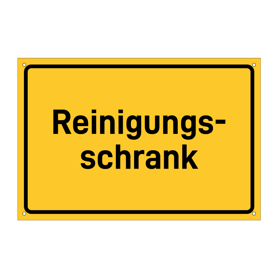 Reinigungs- schrank