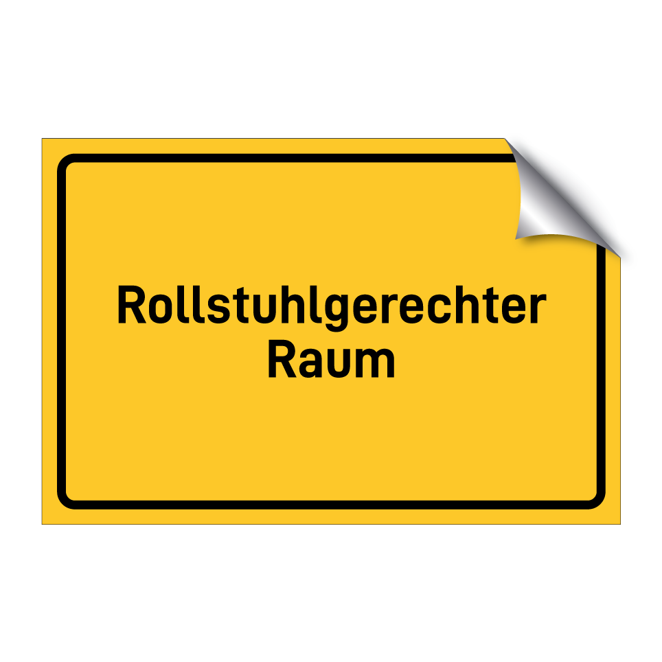 Rollstuhlgerechter Raum