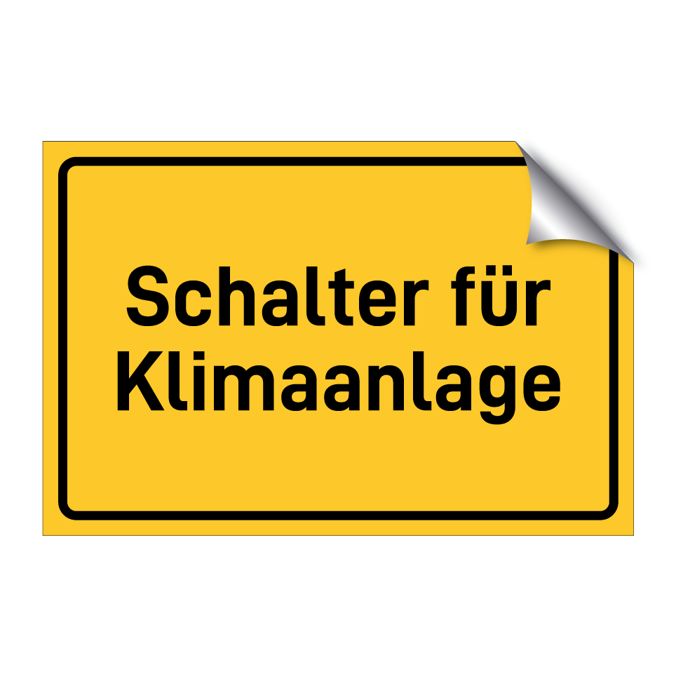 Schalter für Klimaanlage